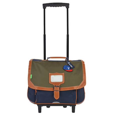 Fille-Cartable à roulettes 38 cm axel bicolore