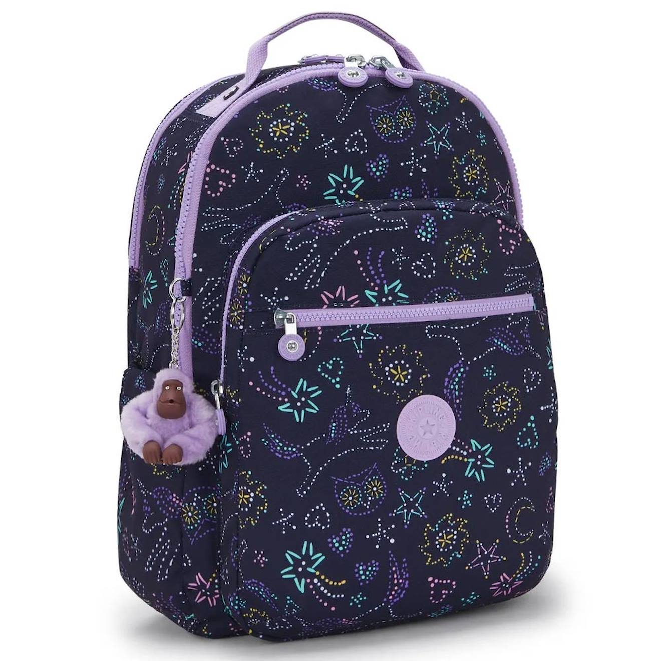 Sac Dos Fille Kipling Seoul Lap Unicorn Star Avec Poche Pour Ordinateur 44 Cm Bleu Violet 83 €
