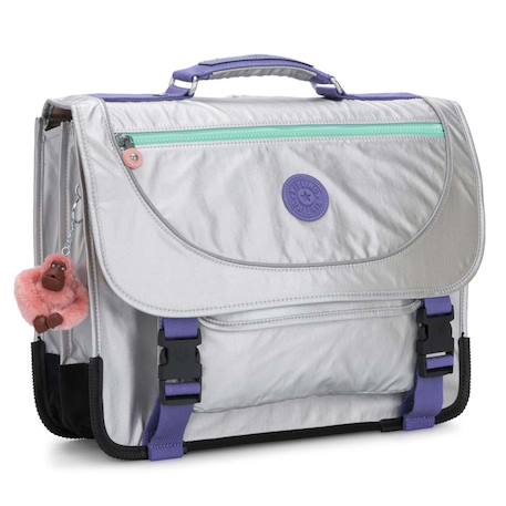 Fille-Cartable enfant fille kipling preppy brillant 41 cm + house de protection fluo
