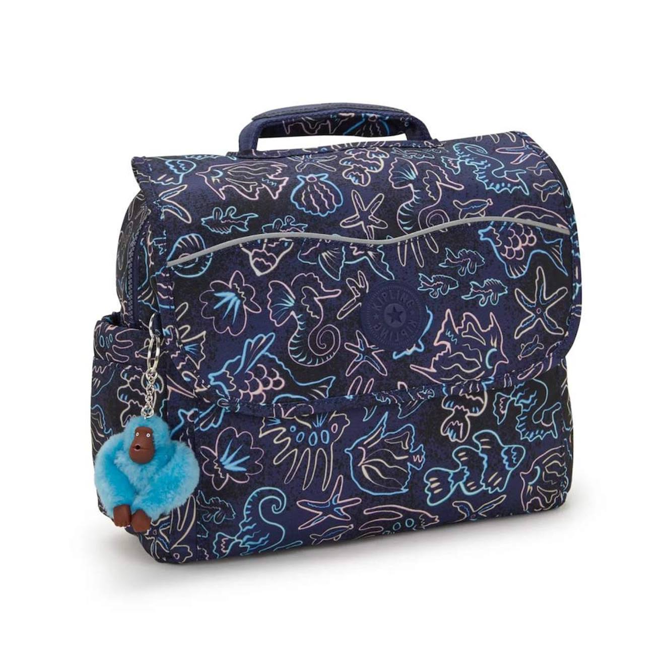 Cartable Kipling Codie S Disco Fish 30x25x12 Cm Bleu