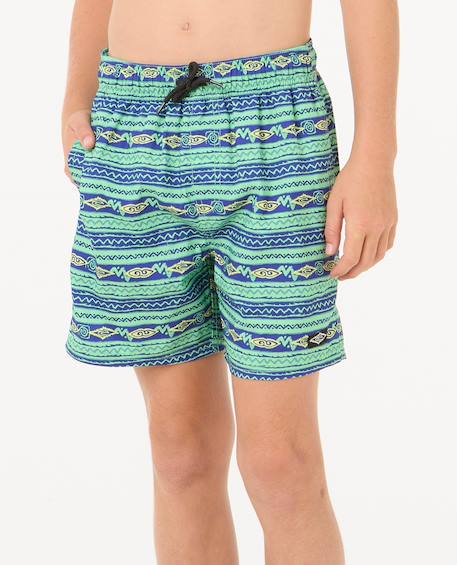Garçon-Short de bain volley raw energy mesh enfant