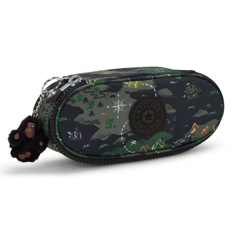Trousse zippée kipling duobox camouflage adventure – 14 porte-stylos  - vertbaudet enfant