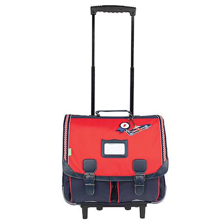 Garçon-Sac à dos trolley garçon 41 cm noé avec roues et bandes réfléchissantes