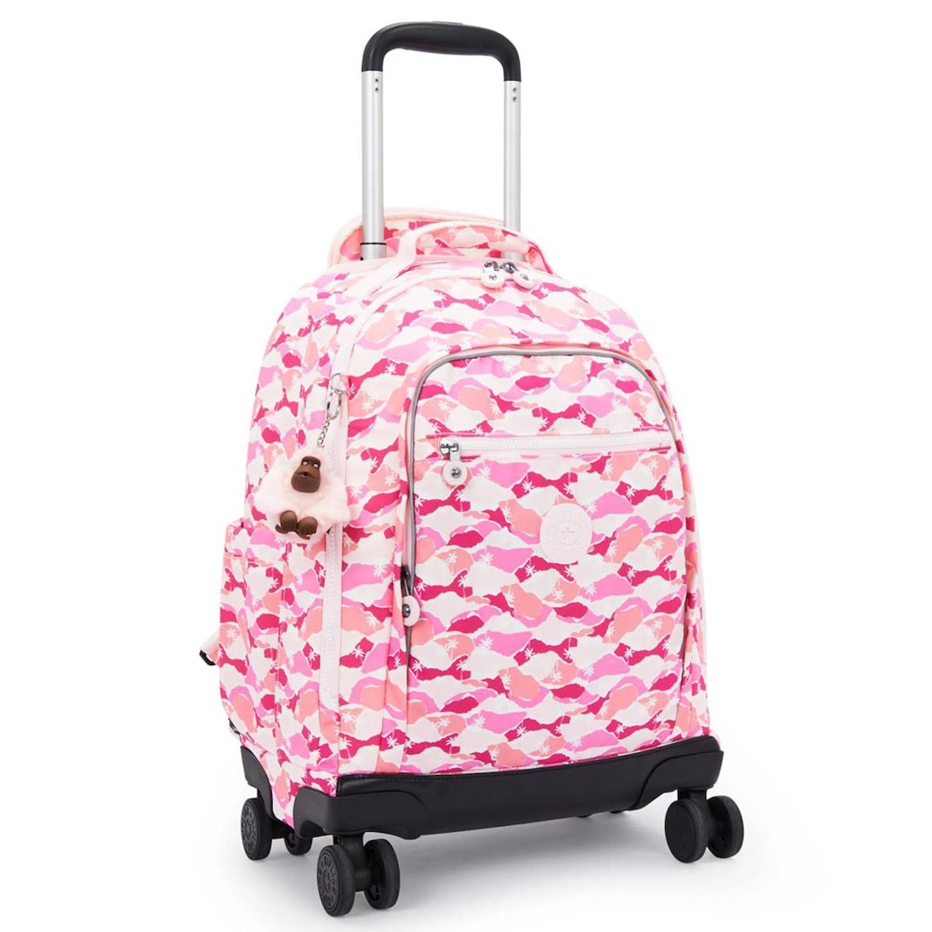 Sac À Dos À Roulettes Fille 4 Roues 360 Kipling New Zea Kipling Rose