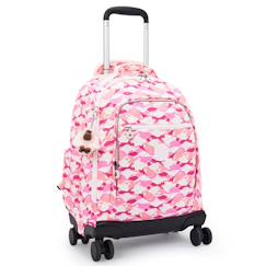 Sac à dos à roulettes fille 4 roues 360 kipling new zea kipling  - vertbaudet enfant