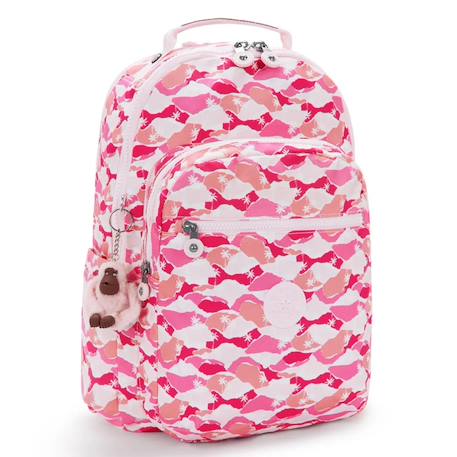 Sac à dos avec poche pour ordinateur kipling seoul lap 44 cm - coloris palm  - vertbaudet enfant