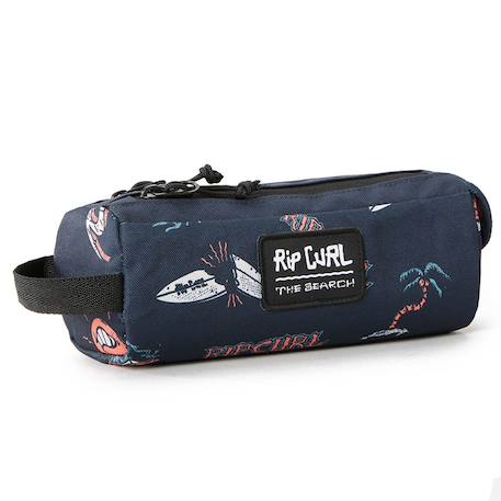 Fille-Trousse à crayons garçon à 2 compartiments 21 cm imprimé surf à zip