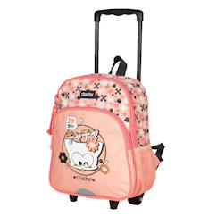 Sac à dos à roulettes chacha 30 cm - maternelle - 1 cpt (manga)  - vertbaudet enfant