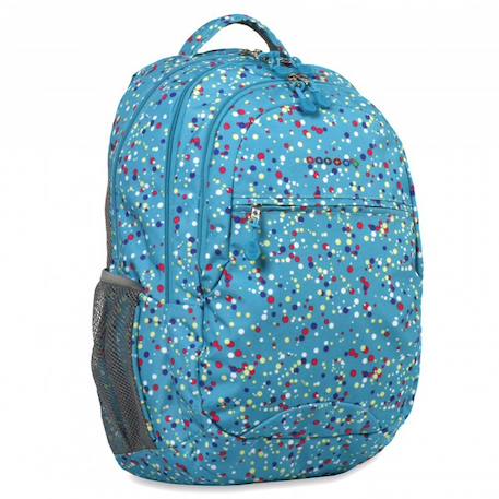Garçon-Accessoires-Sac à dos enfant garçon haut de gamme color dots tissu synthétique texturé 48 cm