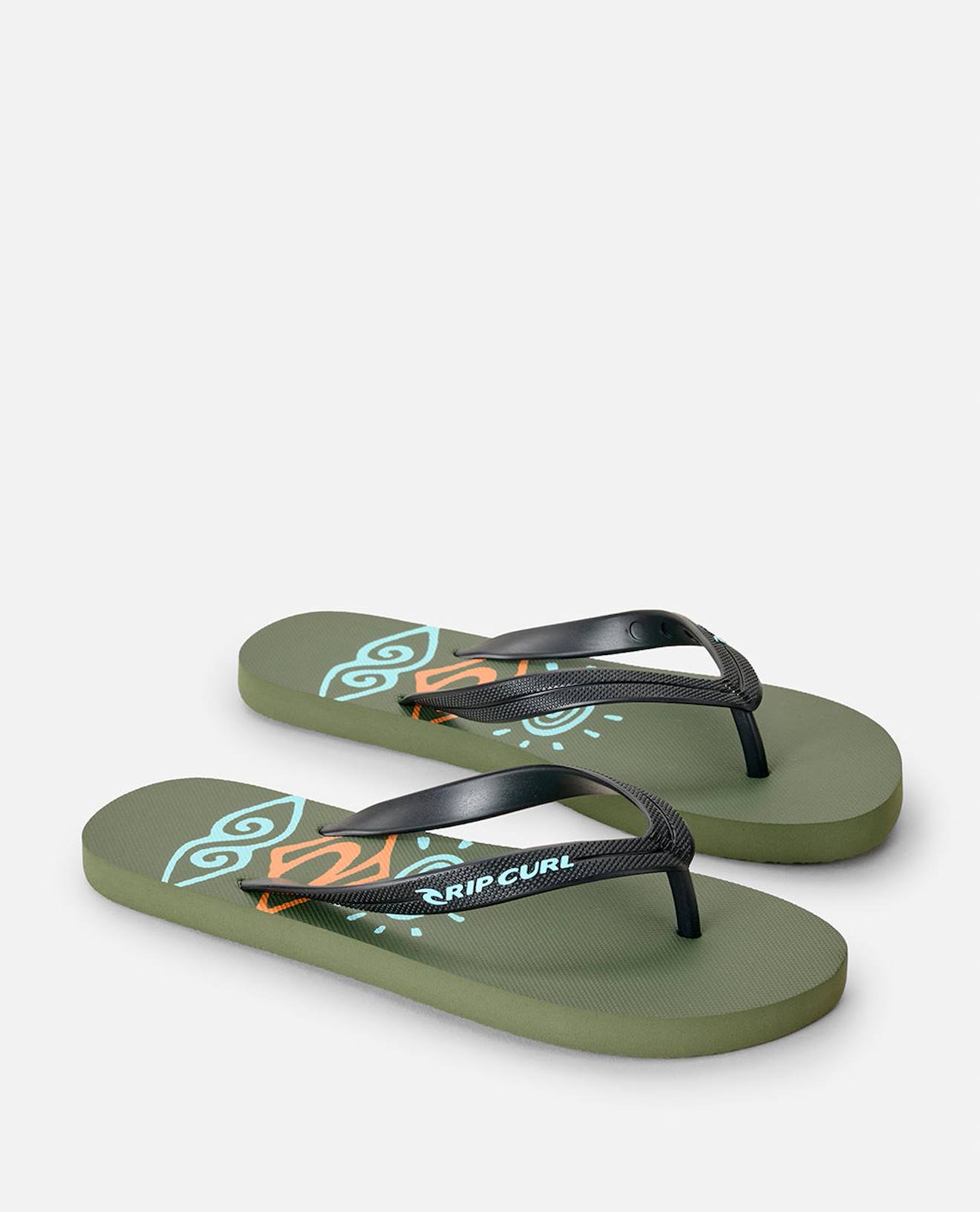 Tongs Sandales Sessions Bloom Garçon Olive Tongs Sandales Sessions Bloom Garçon Olive