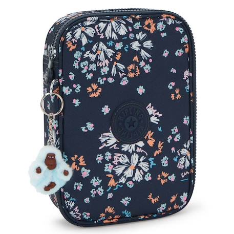 Garçon-Accessoires-Cartable, trousse-Trousse fille rectangulaire kipling 100 pens flower field 21 cm - grande capacité