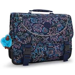 Cartable enfant fille kipling preppy disco fish 41 cm - 3 compartiments  - vertbaudet enfant