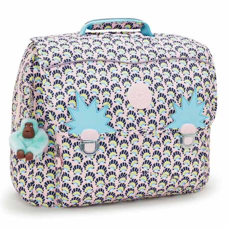 Cartable kipling iniko coquillages 40 cm - qualité premium  - vertbaudet enfant