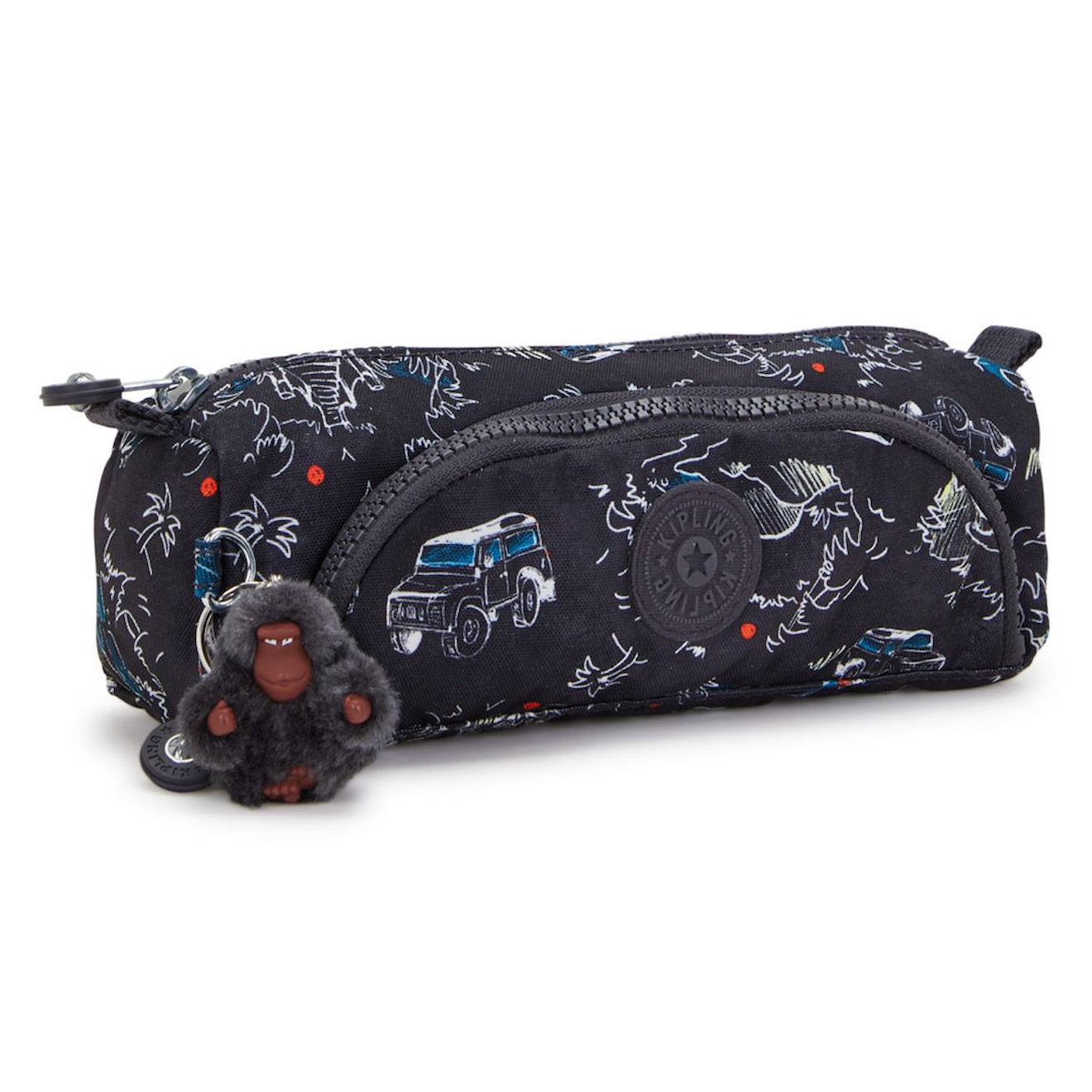 Trousse Garon 2 Compartiments Kipling Cute Jungle Fun Race 22 Cm Noir Blanc Bleu 31 €