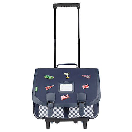 Cartable à roulettes 41 cm - collection scolaire 2025 (matheo)  - vertbaudet enfant