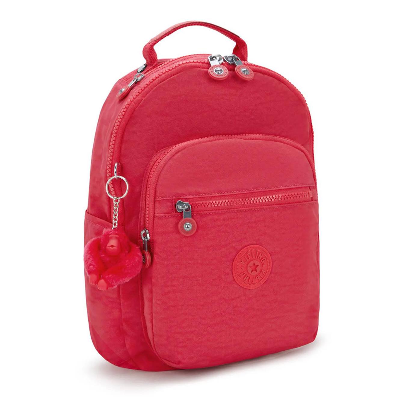 Sac À Dos Kipling Seoul S 35 Cm - Avec Poche Protectrice Pour Tablette Rouge
