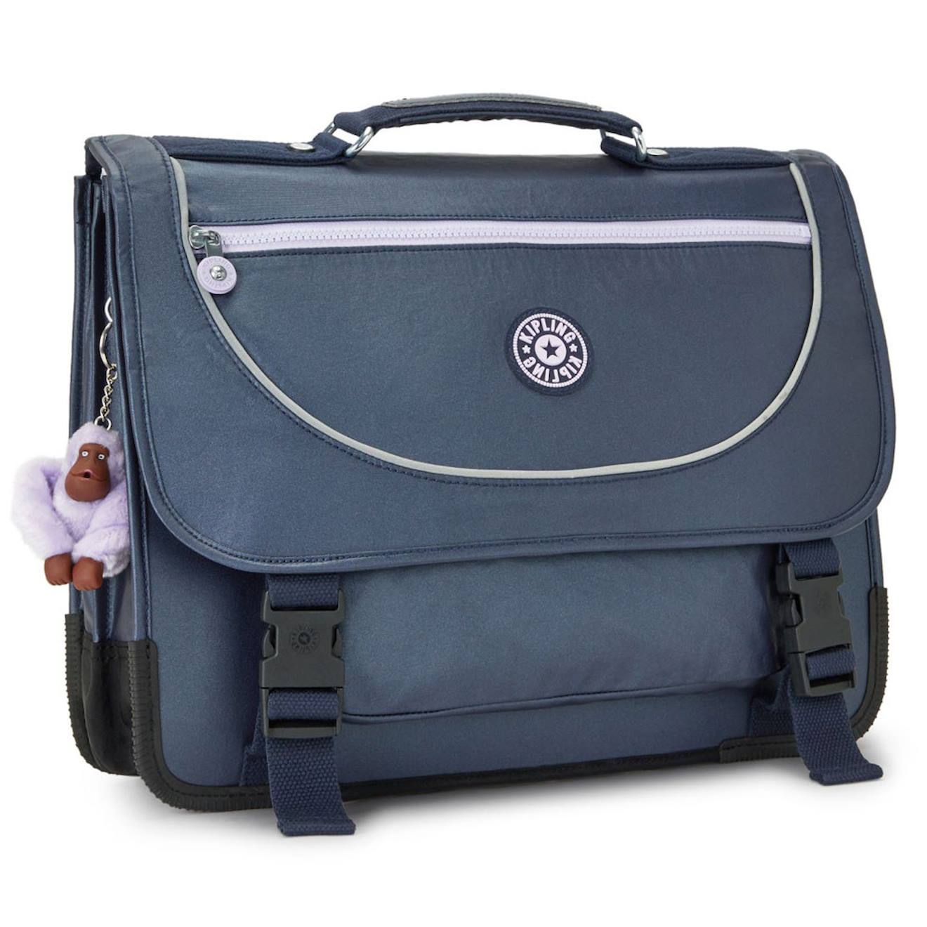 Cartable Fille Kipling Preppy Metallic 41 Cm - House De Pluie Incluse Bleu Violet 118 €