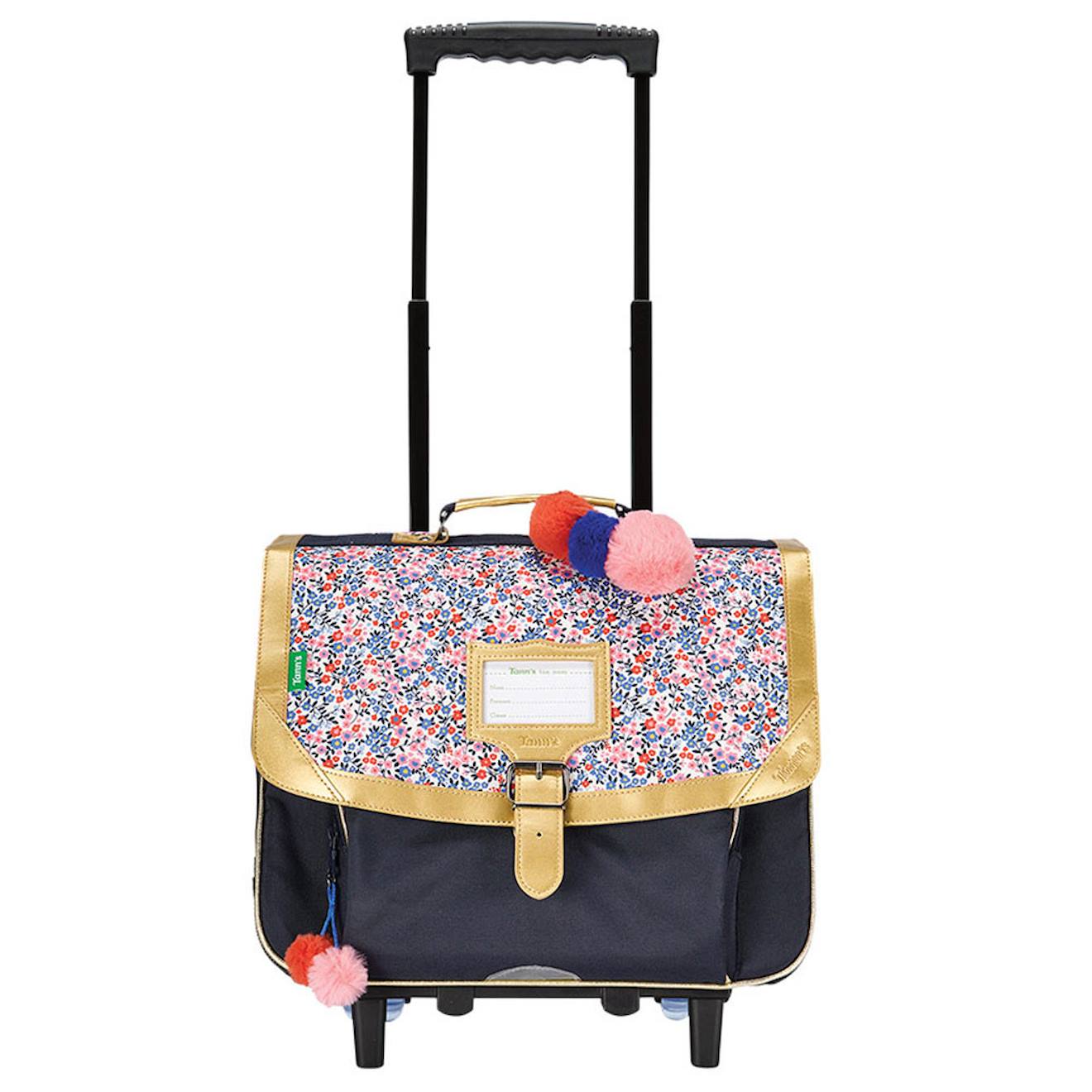 Cartable Trolley Fille Polyester Recycl Imprim Fleuri Antonia 38 Cm Bleu Marine 96 €