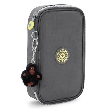 Trousse zippée kipling back to grey 50 stylos 9 compartiments de rangement  - vertbaudet enfant