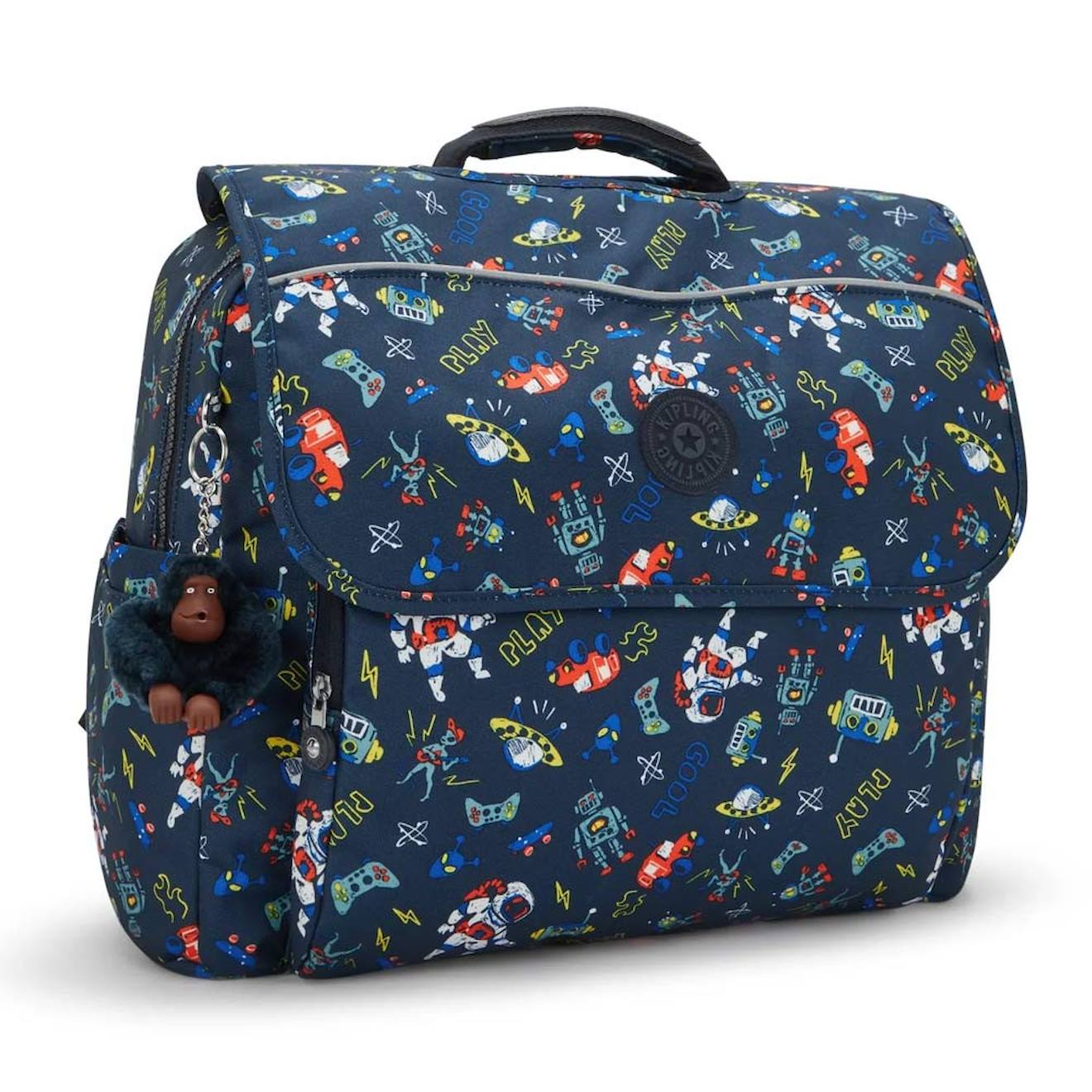 Sac À Dos Primaire Fille Imprimé Licorne Polyester Bleu / Multicolore
