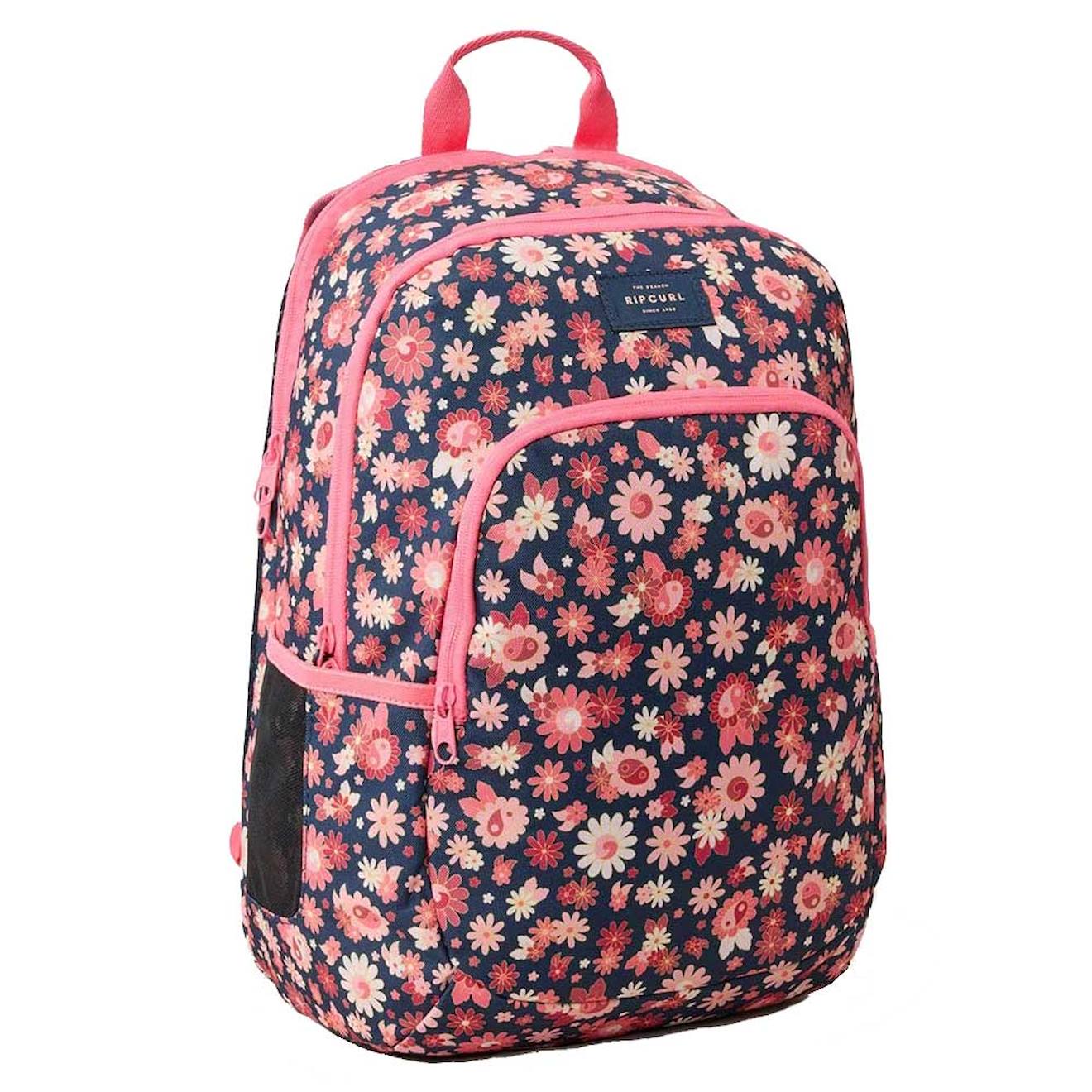Sac À Dos Scolaire Fille Rip Curl Ozone Mixed 30 L Floral 49x32x22 Cm Bleu / Rose / Clair / Gris Sac À Dos Scolaire Fille Rip Curl Ozone Mixed 30 L Floral 49x32x22 Cm Bleu / Rose / Clair / Gris