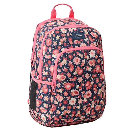 Sac à dos scolaire fille rip curl ozone mixed 30 l floral 49x32x22 cm  - vertbaudet enfant