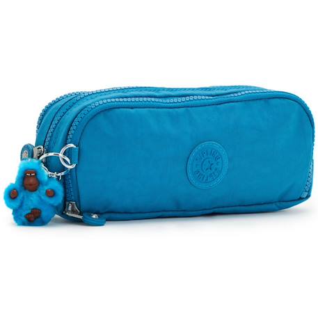 Trousse kipling gitroy 3 compartiments zippés 23 cm – n aquatic  - vertbaudet enfant