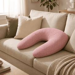 Coussin de maternité 3 en 1 : grossesse, allaitement & repos - housse double gaze coton  - vertbaudet enfant