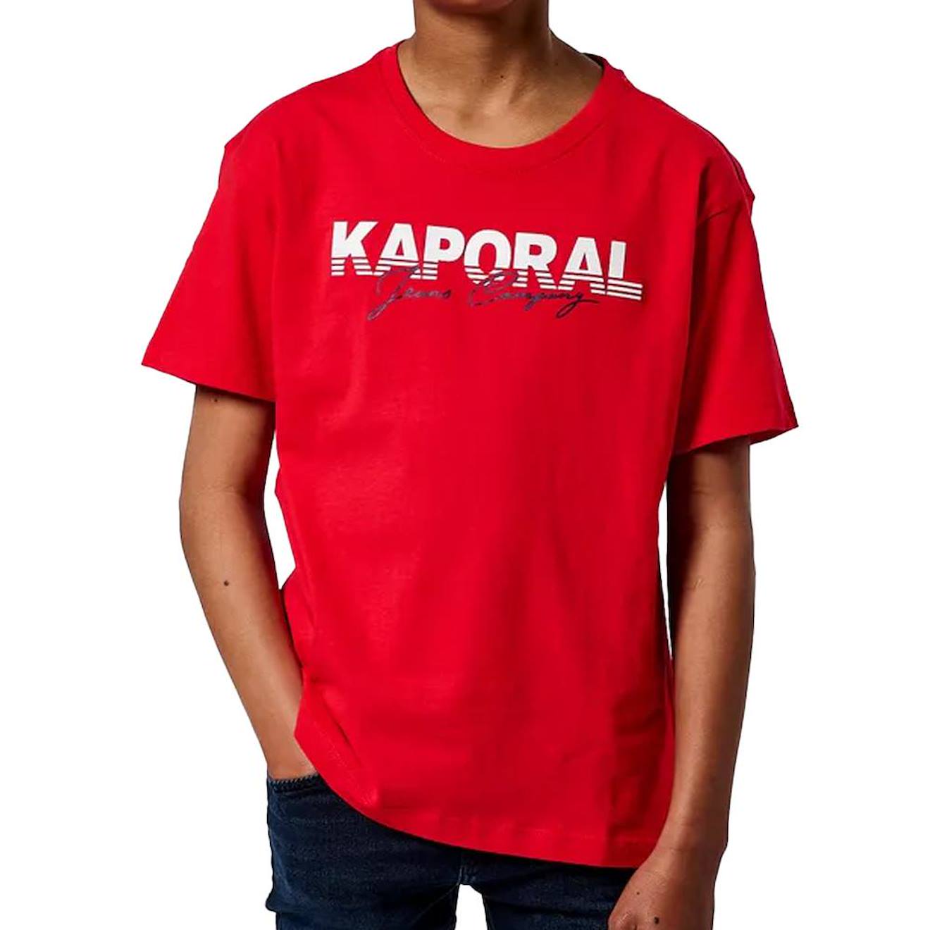 T-shirt Garçon À Manches Courtes Orico Rouge T-shirt Garçon À Manches Courtes Orico Rouge