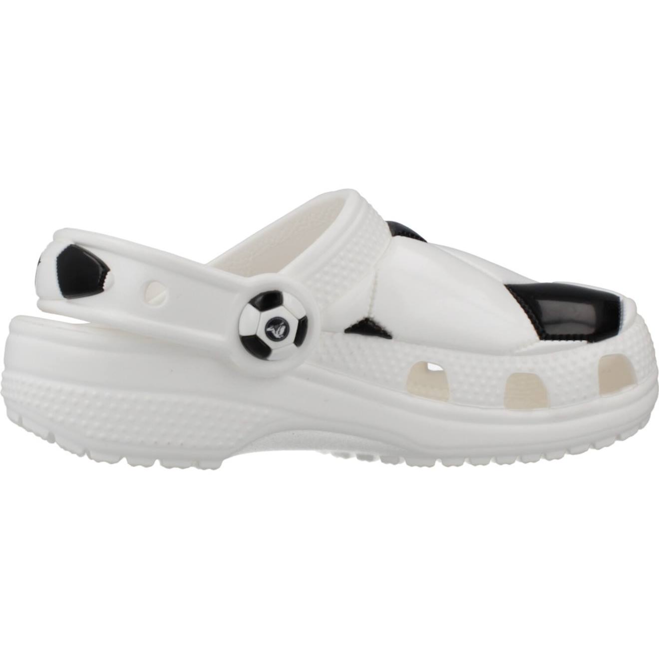 Tongs Garçon Modèle Classic Soccer Ball Clog Blanc Tongs Garçon Modèle Classic Soccer Ball Clog Blanc