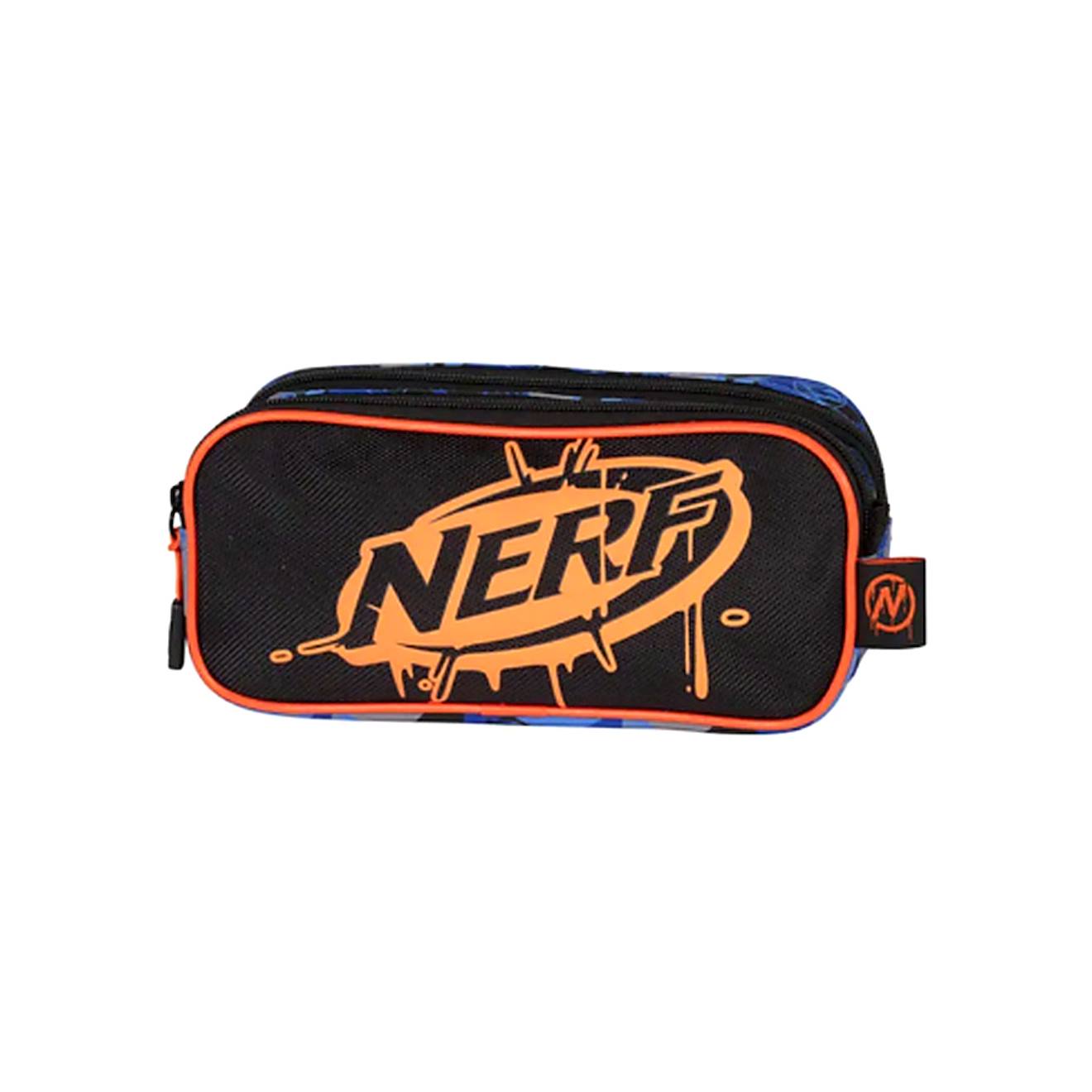 Nerf - Trousse Scolaire Double Compartiment Playground - Noir Orange - Enfant Noir 13 €