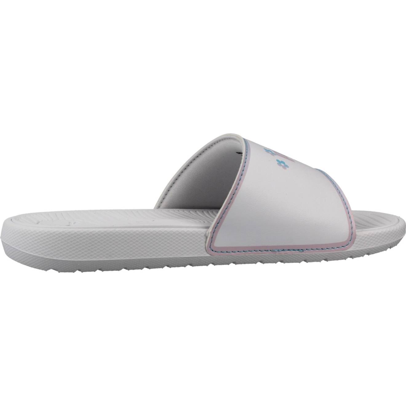 Tongs Enfant Fille En Caoutchouc Blanc