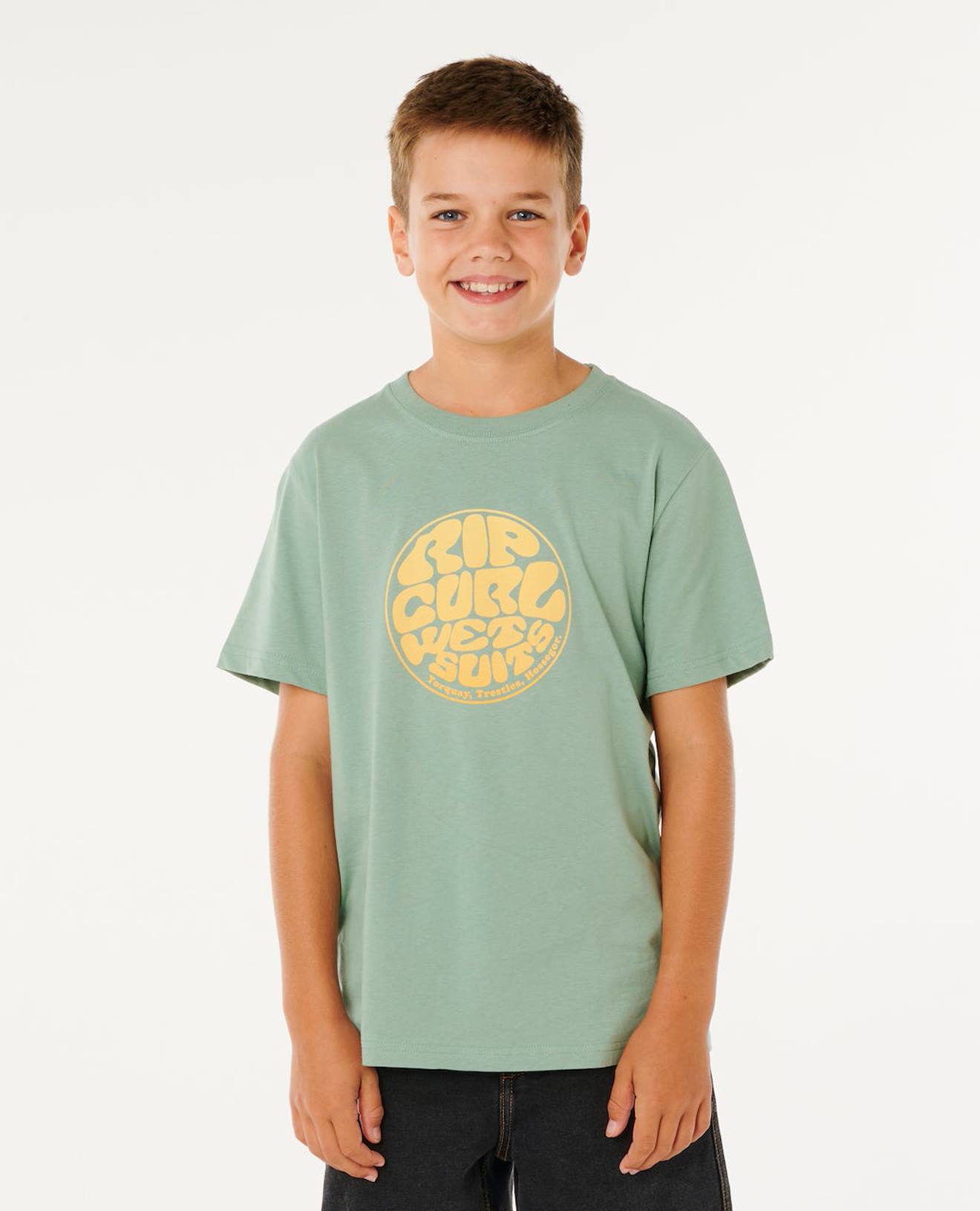 T-shirt À Manches Courtes Wettie Passage Icon Enfant Aloe