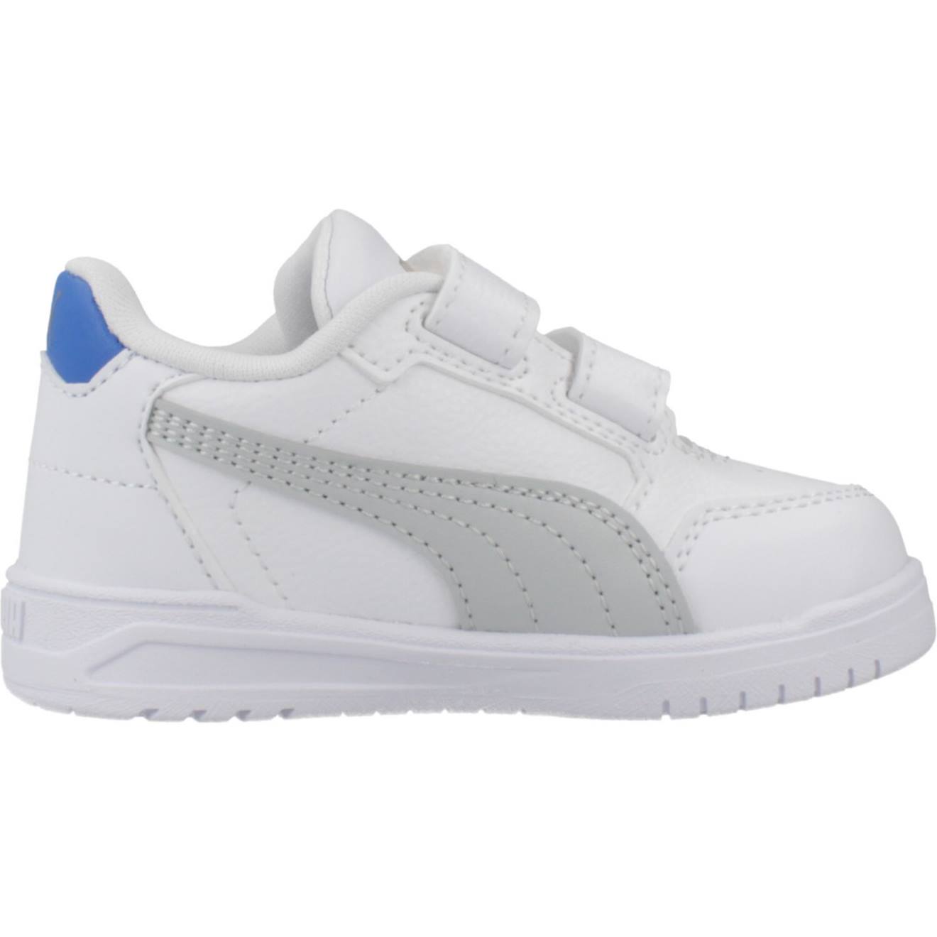 Basket Garçon Modèle Shuffle Downtown Lo V Inf Blanc White