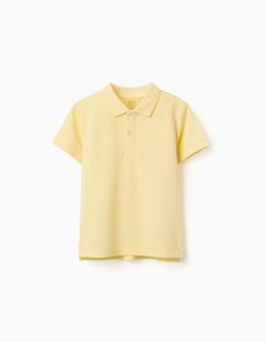 Garçon-T-shirt, polo, sous-pull-Polo en coton piqué à manches courtes