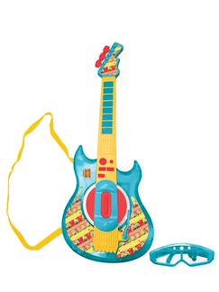 -Guitare électronique lumineuse avec lunettes et micro minions