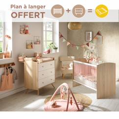 Chambre et rangement-Chambre-Chambre bébé complète, lit et commode à langer - access