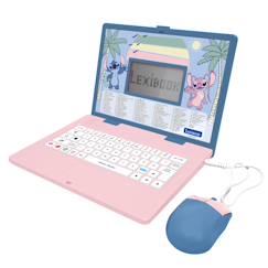 Jouet-Ordinateur éducatif bilingue avec 164 activités au design stitch (en/fr)
