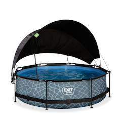 Jouet-Piscine ø300x76cm avec voile d'ombrage et pompe filtrante