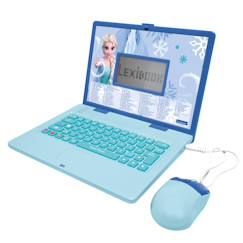 -Ordinateur éducatif bilingue avec 164 activités au design la reine des neiges (en/fr)