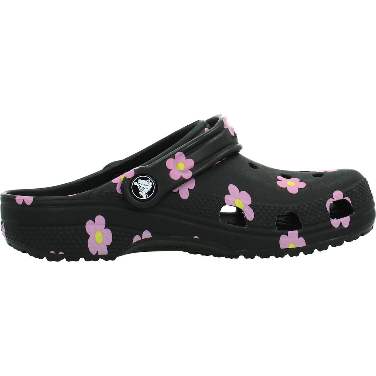 Tongs Fille Modèle Classic Flower Clog Noir Tongs Fille Modèle Classic Flower Clog Noir