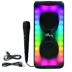 Jouet-Enceinte grande taille bluetooth® lumineuse effet flammes multicolores avec micro
