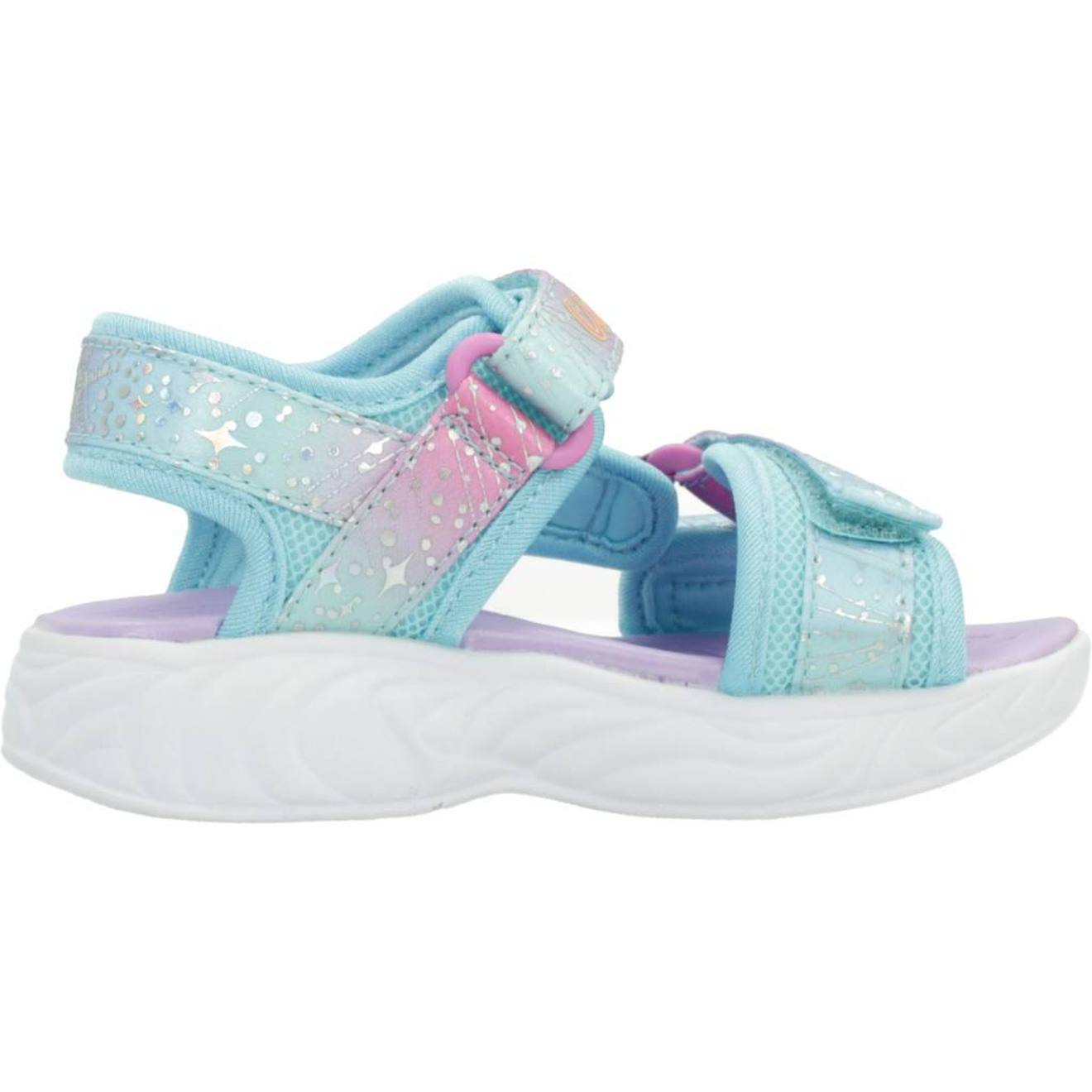 Sandales Bébé Fille En Textile Multicolore Prmt Sandales Bébé Fille En Textile Multicolore Prmt