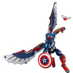 -Figurine du nouveau captain america à construire 76296