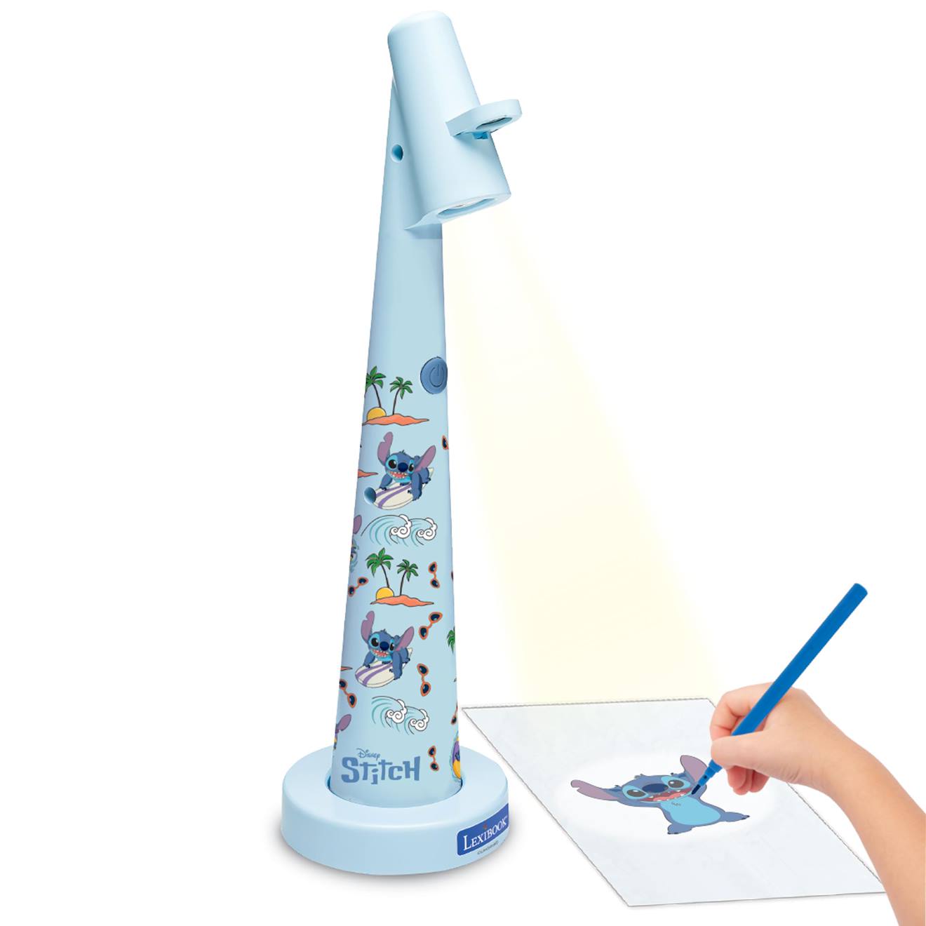 Projecteur À Dessins Stitch - 16 Dessins Inclus Bleu