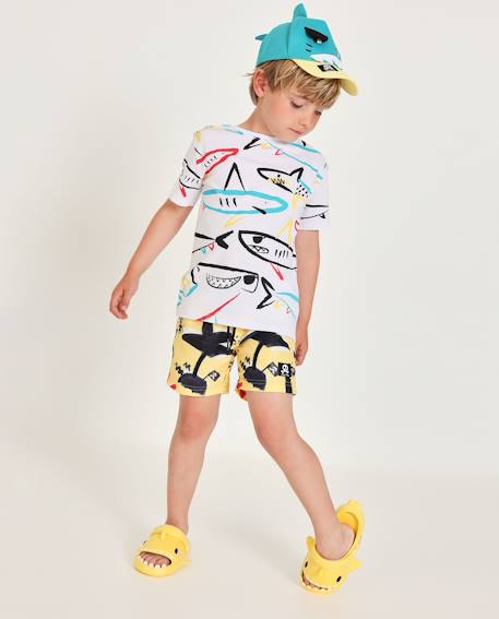 Bébé-T-shirt en maille pour garçon avec motifs de requins