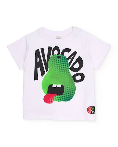 T-shirt garçon en maille avec motif avocat  - vertbaudet enfant