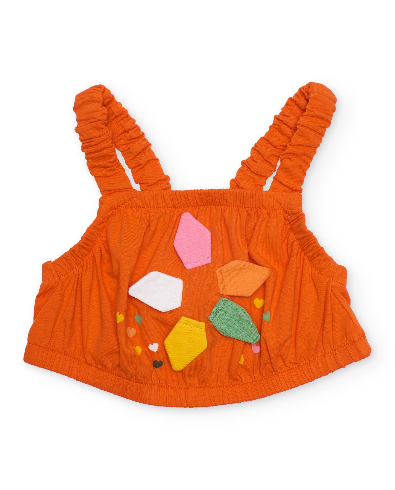 Top Fille En Maille Avec Dtails En Relief Orange 13 €