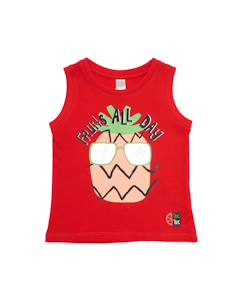 Garçon-T-shirt, polo, sous-pull-T-shirt garçon en maille avec motif ananas