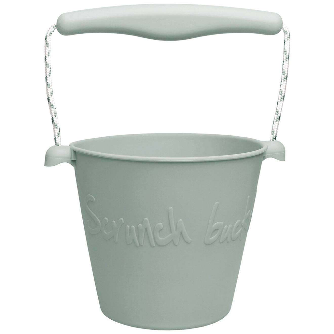 Seau De Plage En Silicone Souple Sage Green